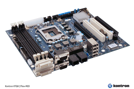 foto Kontron anuncia la primera placa madre médica en producción en serie.